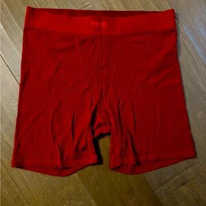 SKIMS stretch cotton rib boxers